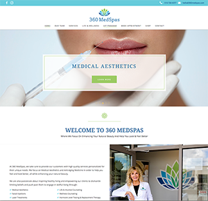 360 MedSpas Website
